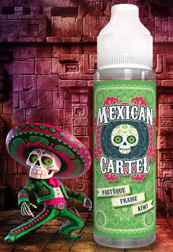 Pastèque Fraise Kiwi 50ml - Mexican Cartel