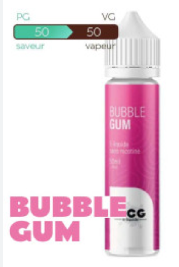 Bubble Gum 50ml - ECG