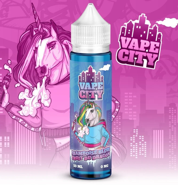 Framboise Bleue Fruit du Dragon 50ml - Vape City
