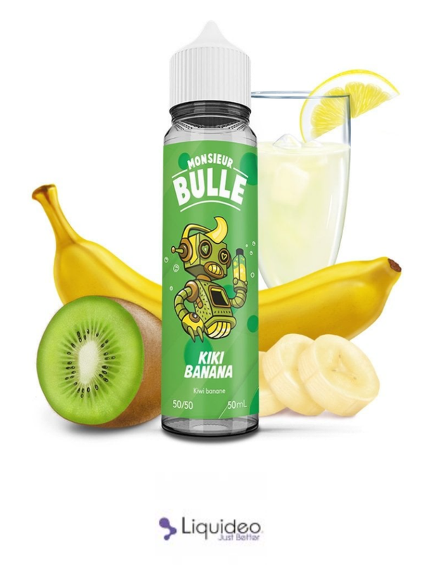 Kiki Banana 50ml - Monsieur Bulle Liquideo