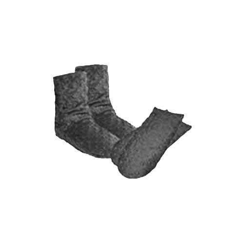 Ash Gray - Women's Booties/Mittens Set