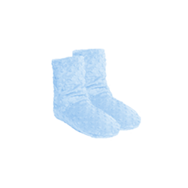 Baby Blue - Woman's Spa Booties