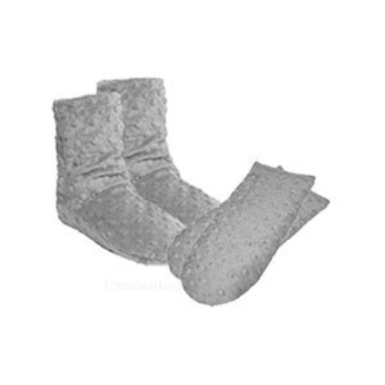 Charcoal - Women's Booties/Mittens Set