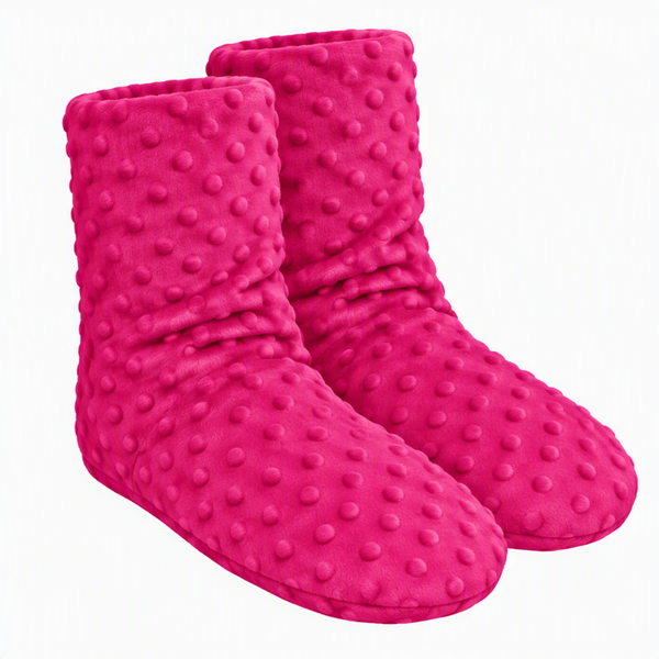 Fuchsia - Women's Spa Booties