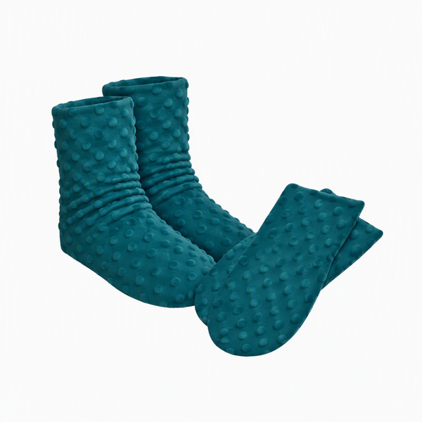 Mallard - Women's Spa Booties/Mittens Set