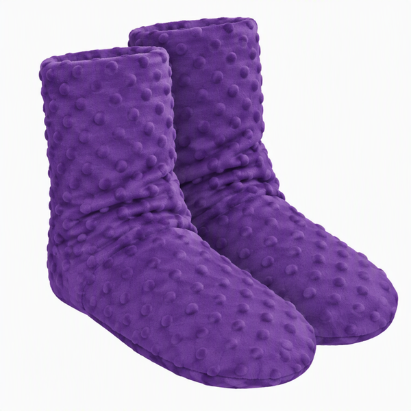 Purple - Women's Spa Booties