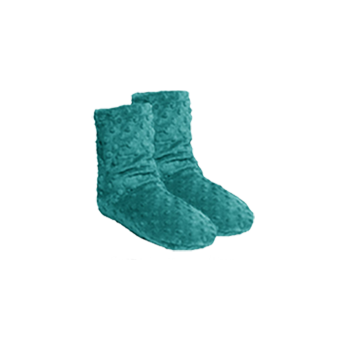 Teal - Women's Spa Booties