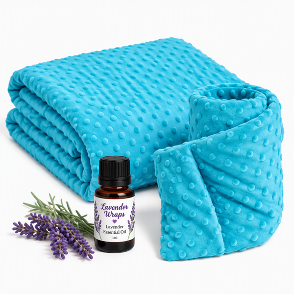 Turquoise - Spa Blanket & Heat Wrap & Essential Oil