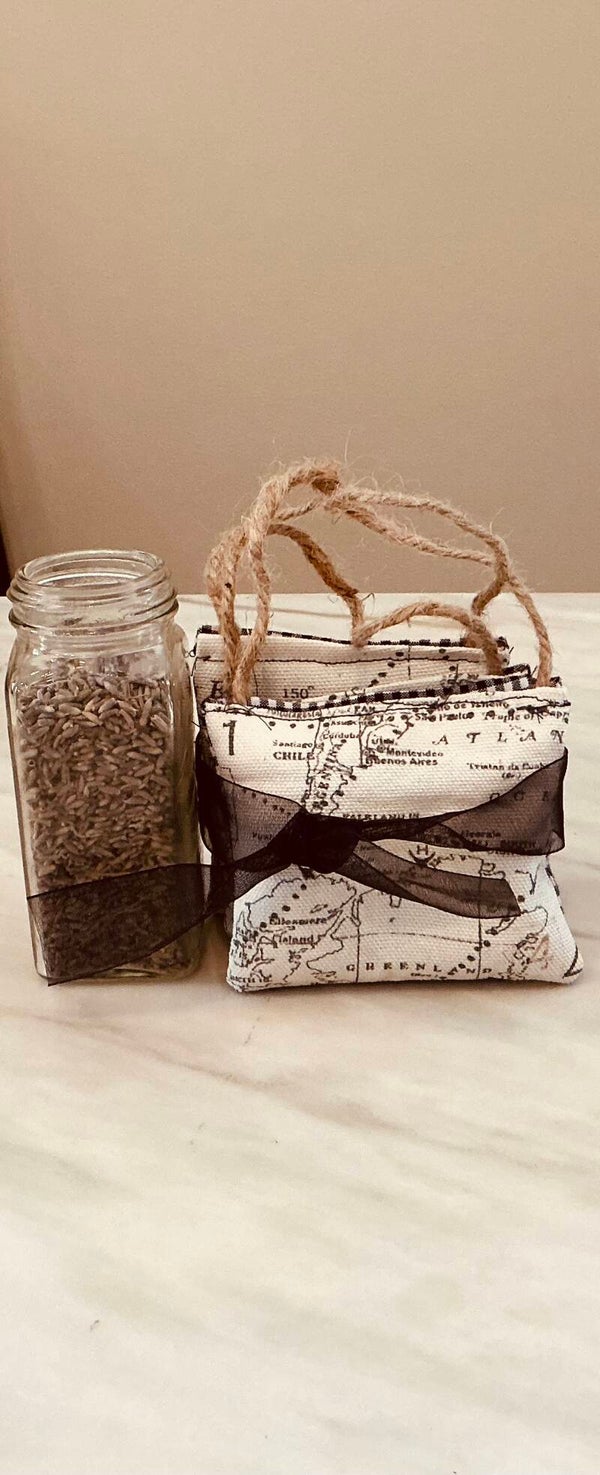 Lavender Sachets Numbered 4 thru 6