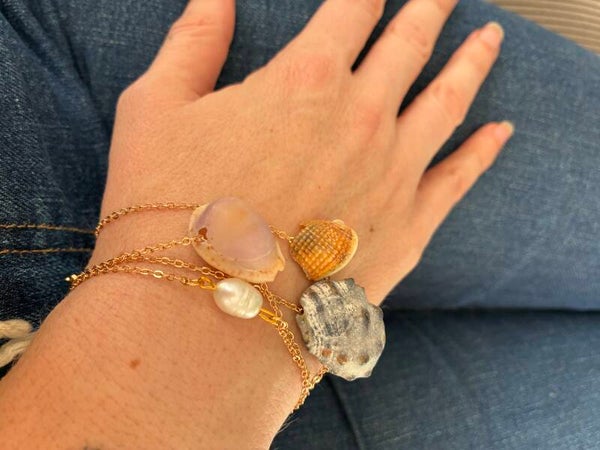 Sea shell bracelets