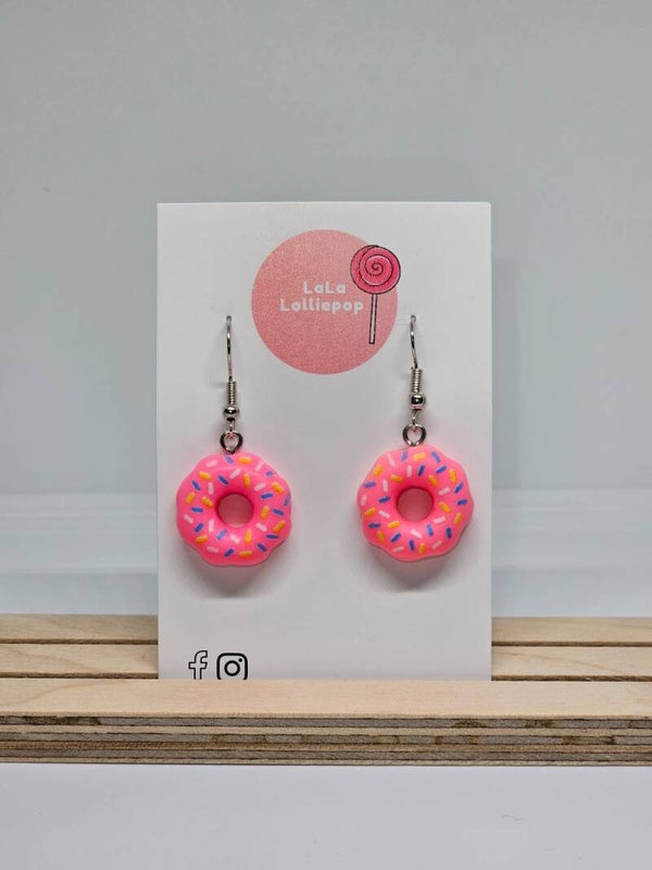 Donuts oorbellen
