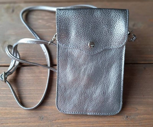 Classic Grain - Telefoontassen - Zilver