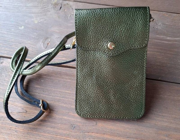 Classic Grain - Telefoontassen - Legergroen