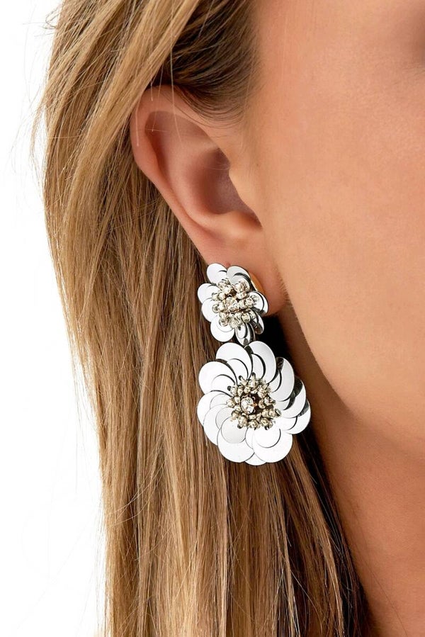 Flower season earrings - Zilver