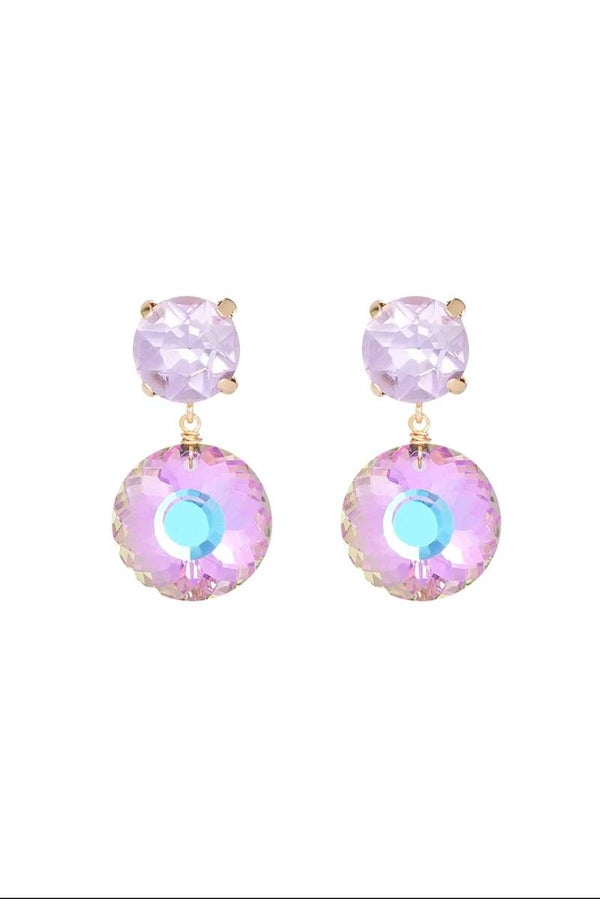 Double diamond earrings - Lila