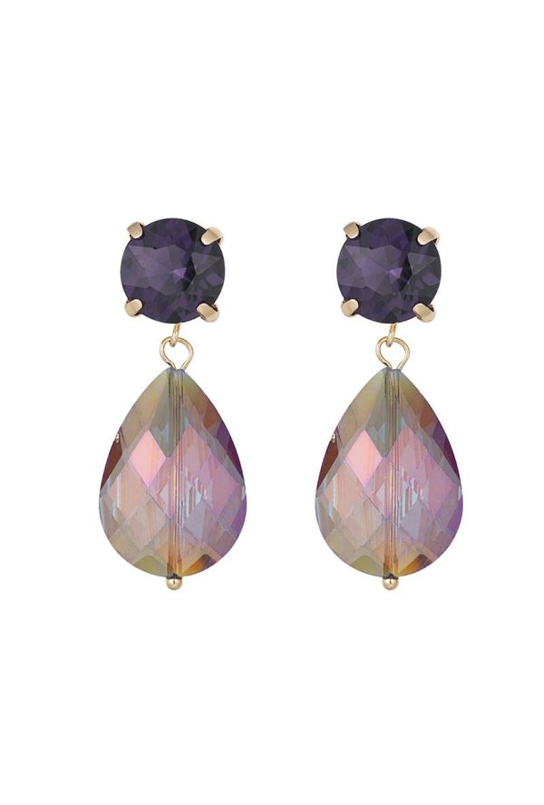 Oorbellen Posh pardon paars