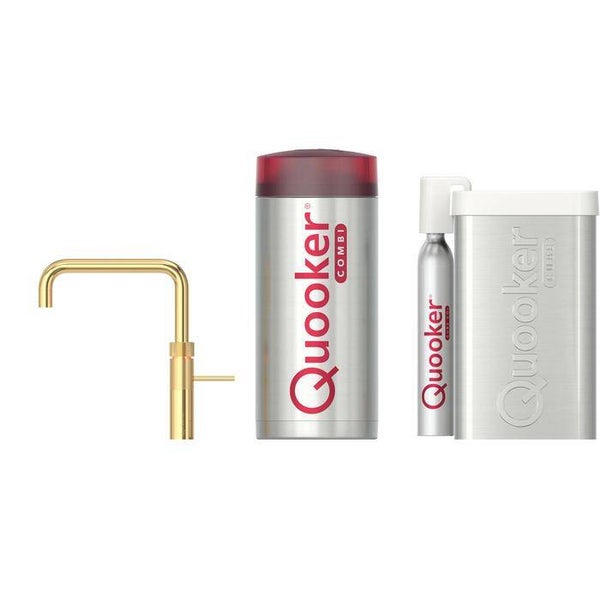 278. QUOOKER kokend heet/bruisendwaterkraan (7ltr) - 'GOLD'