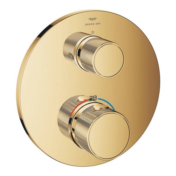 1015. GROHE inbouw douchekraan (2weg) - 'GOLD'