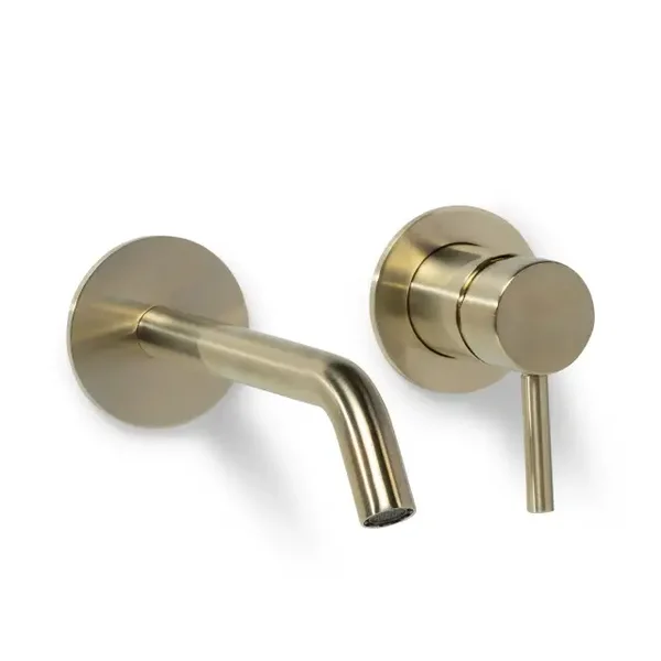 892. HUISMERK inbouw wastafelkraan - 'GOLD'