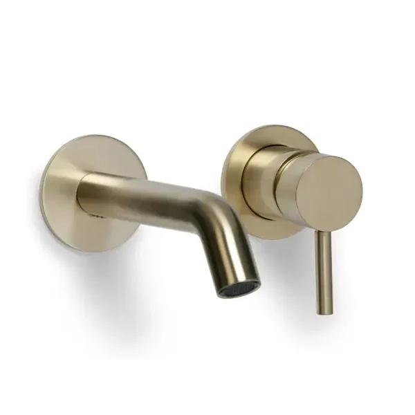 895. HUISMERK inbouw wastafelkraan XL - 'GOLD'