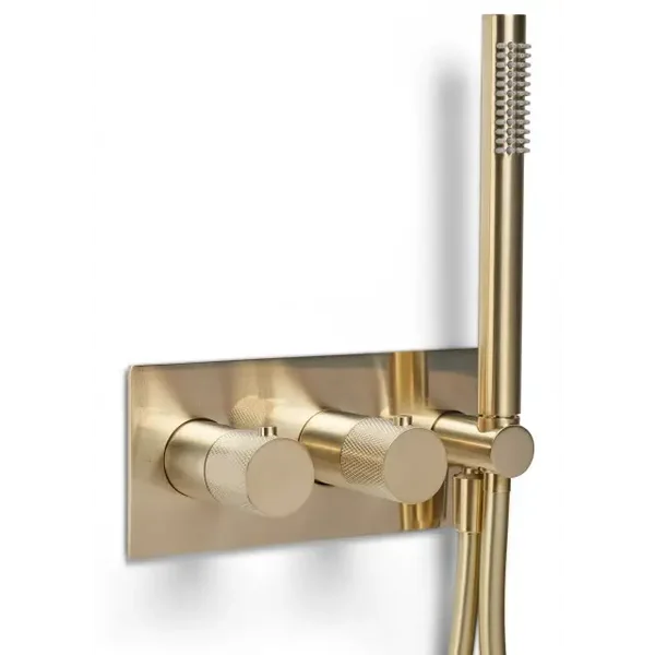 910. HUISMERK inbouw bad & douchekraan (2weg) - 'GOLD'