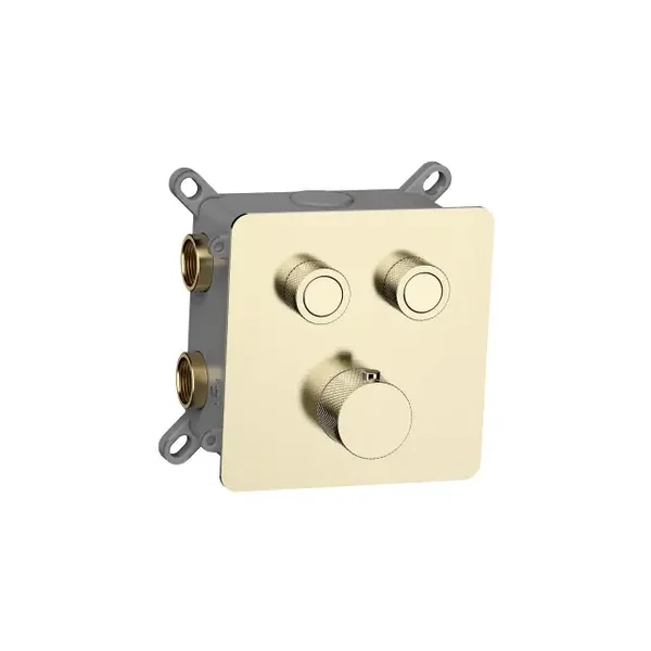 915. HUISMERK inbouw bad & douchekraan (2weg) - 'GOLD'