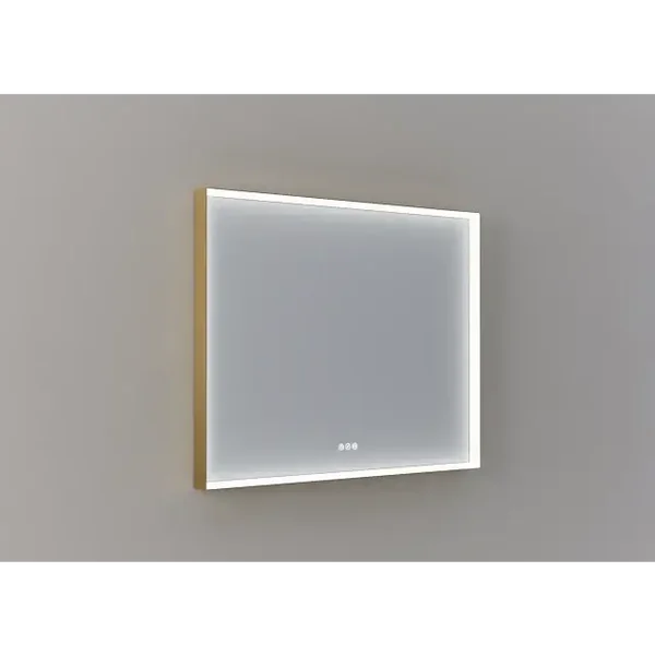 959. HUISMERK spiegel 100x80 - 'GOLD'