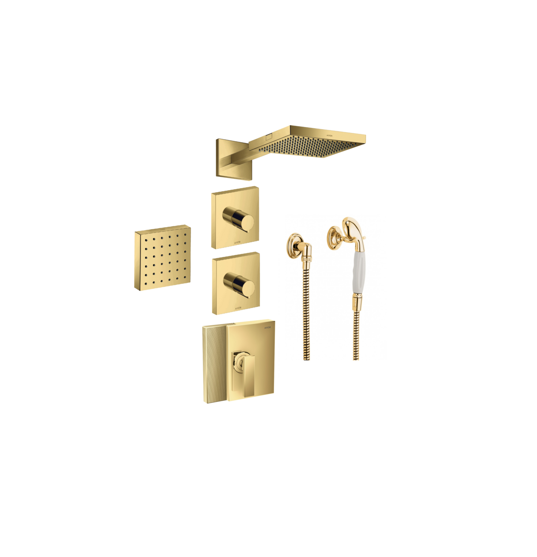 Gouden badkamer kranen