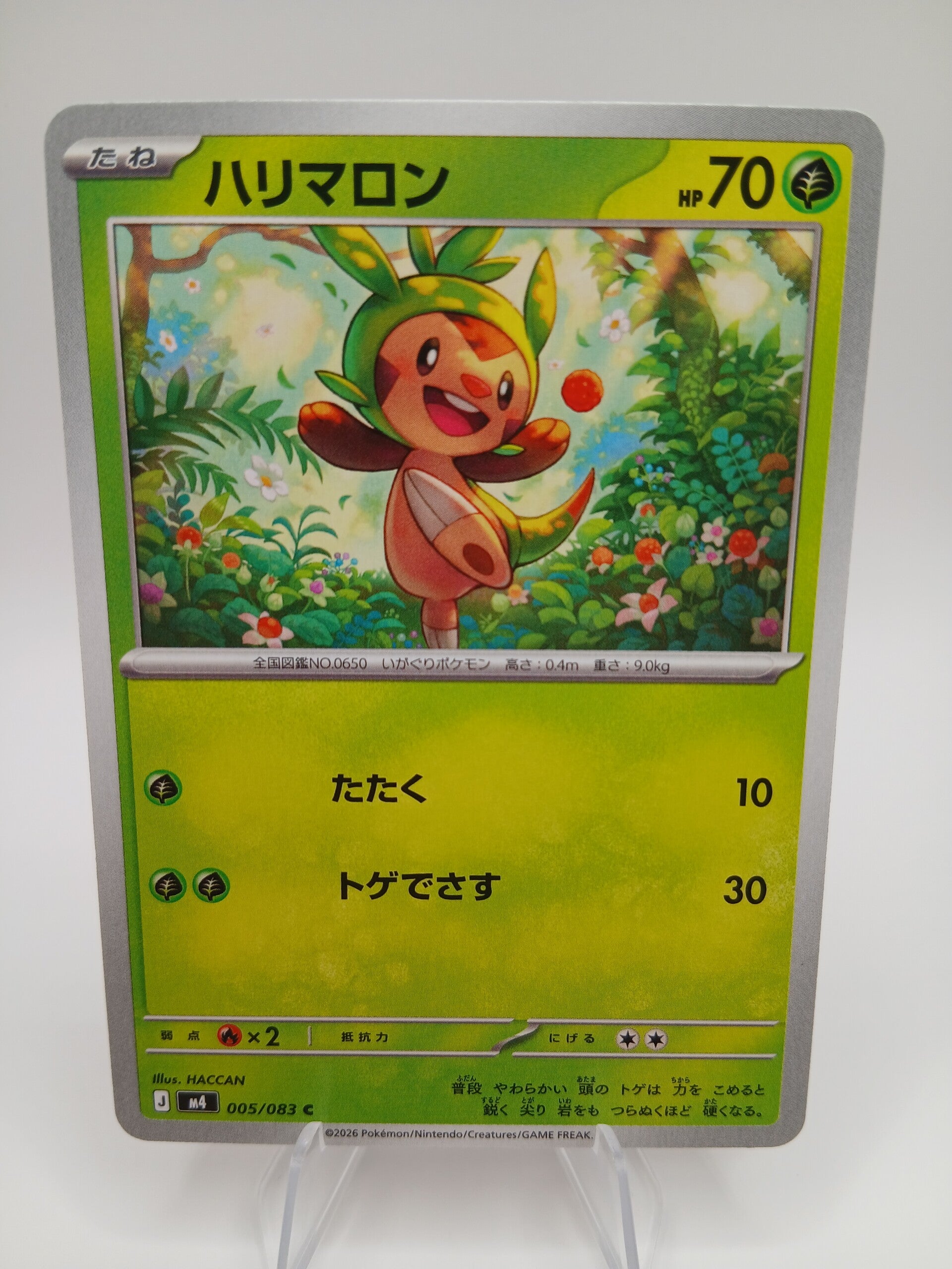 pokemon - chespin - 5 - ninja spinner - normal - japans