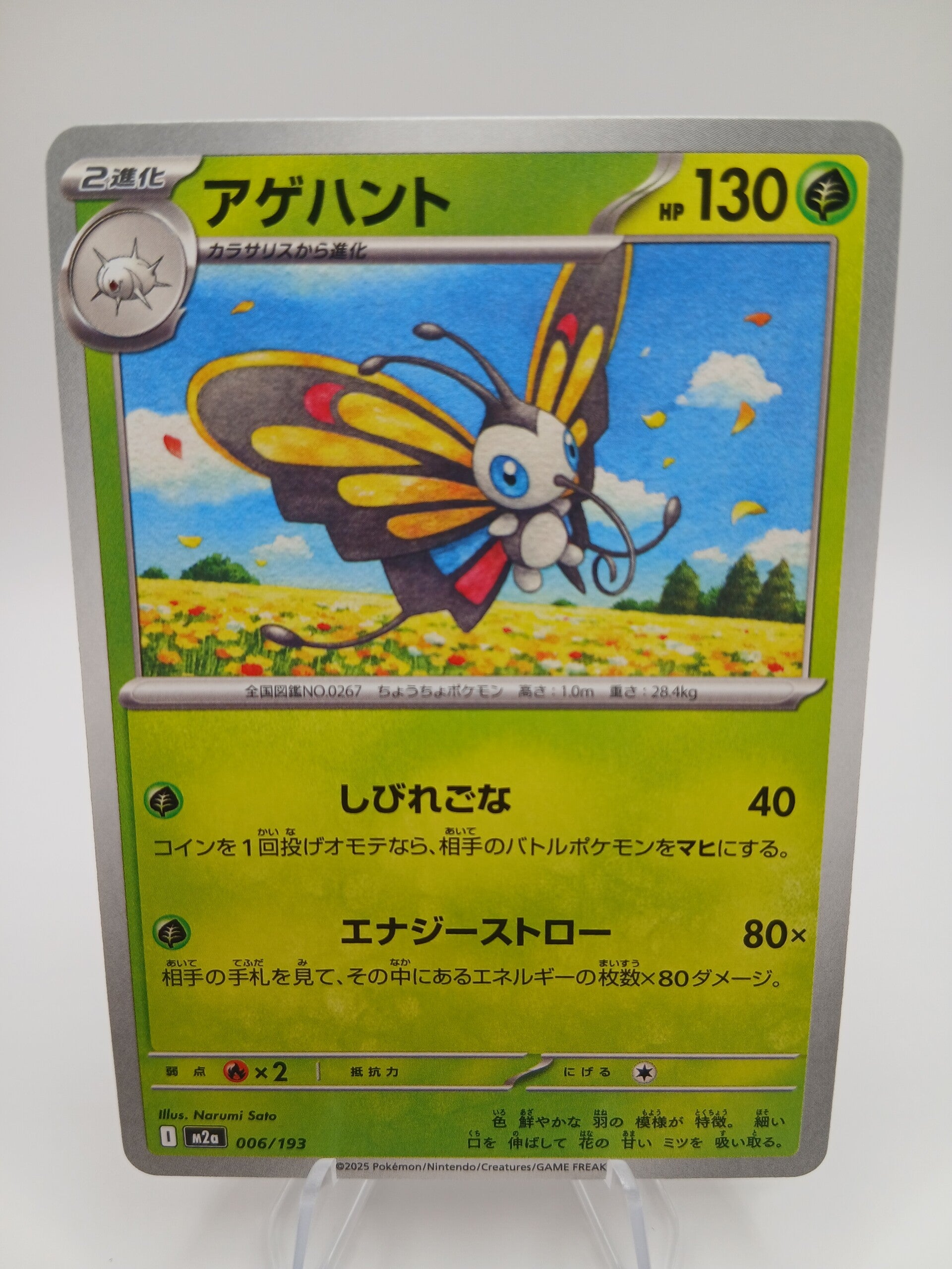 pokemon - beautifly - 6 - mega dream ex - normal - japans
