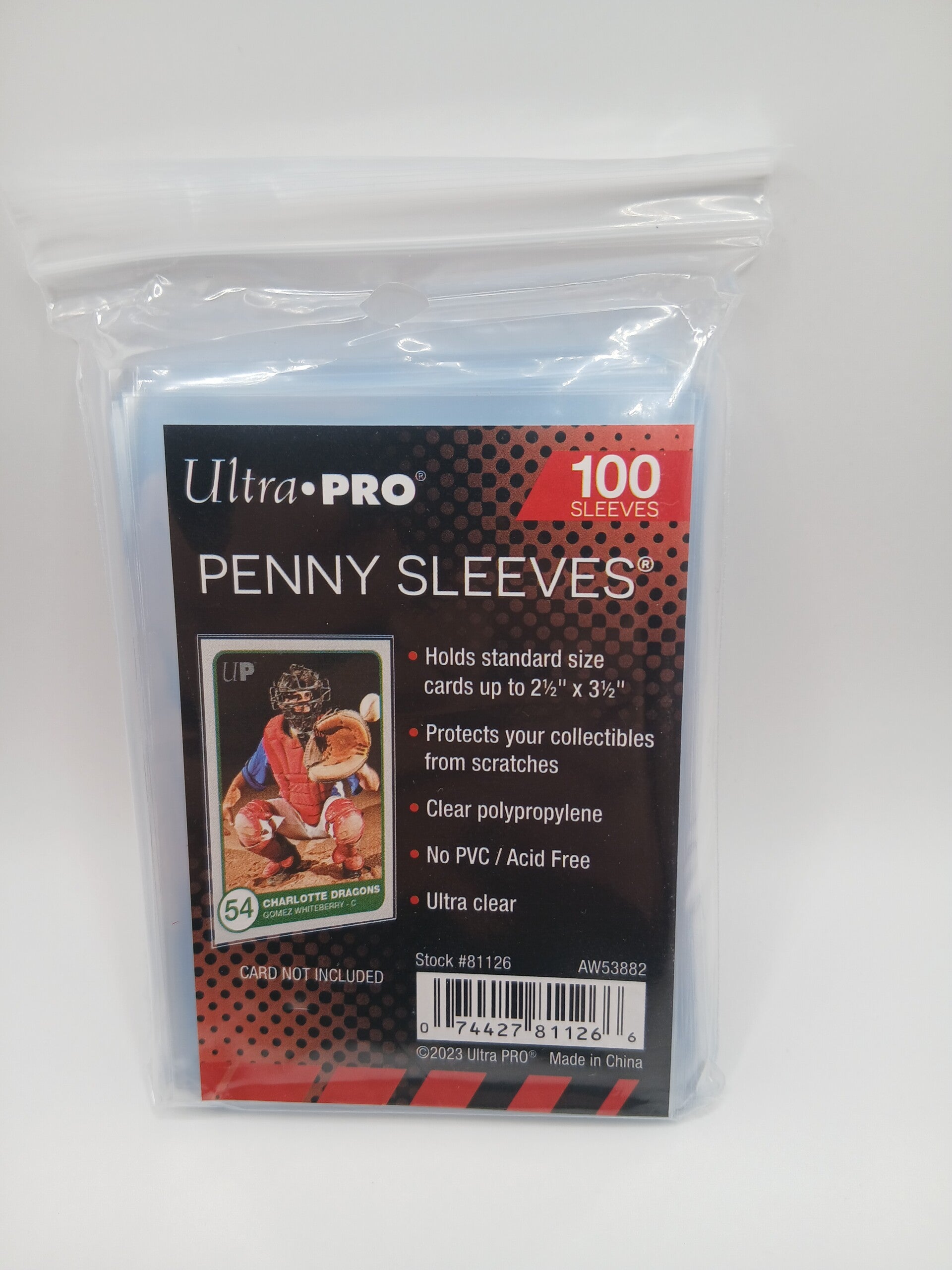 penny sleeves - ultra pro 100 stuks