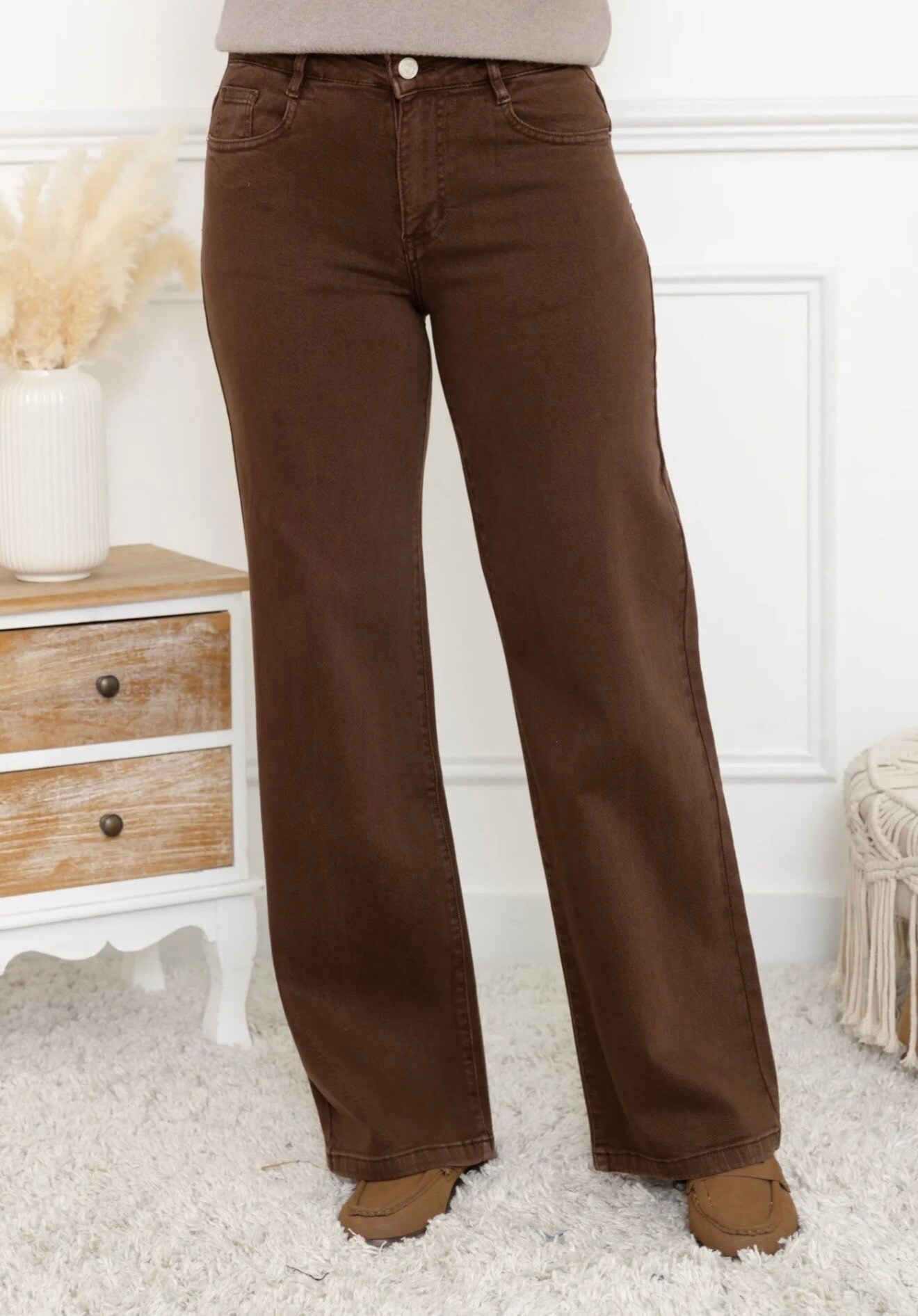 Jeans choco folyrose