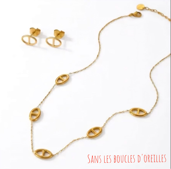 Colliers Mailles Marines (3 modèles)