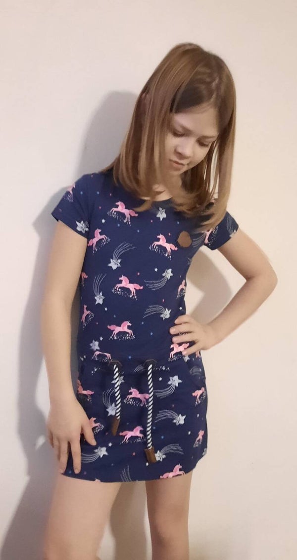 jurk Vallende Ster blauw