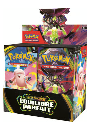Pokémon Display de Pack de Booster Méga-Évolution - ME03 Équilibre Parfait (36 Boosters)