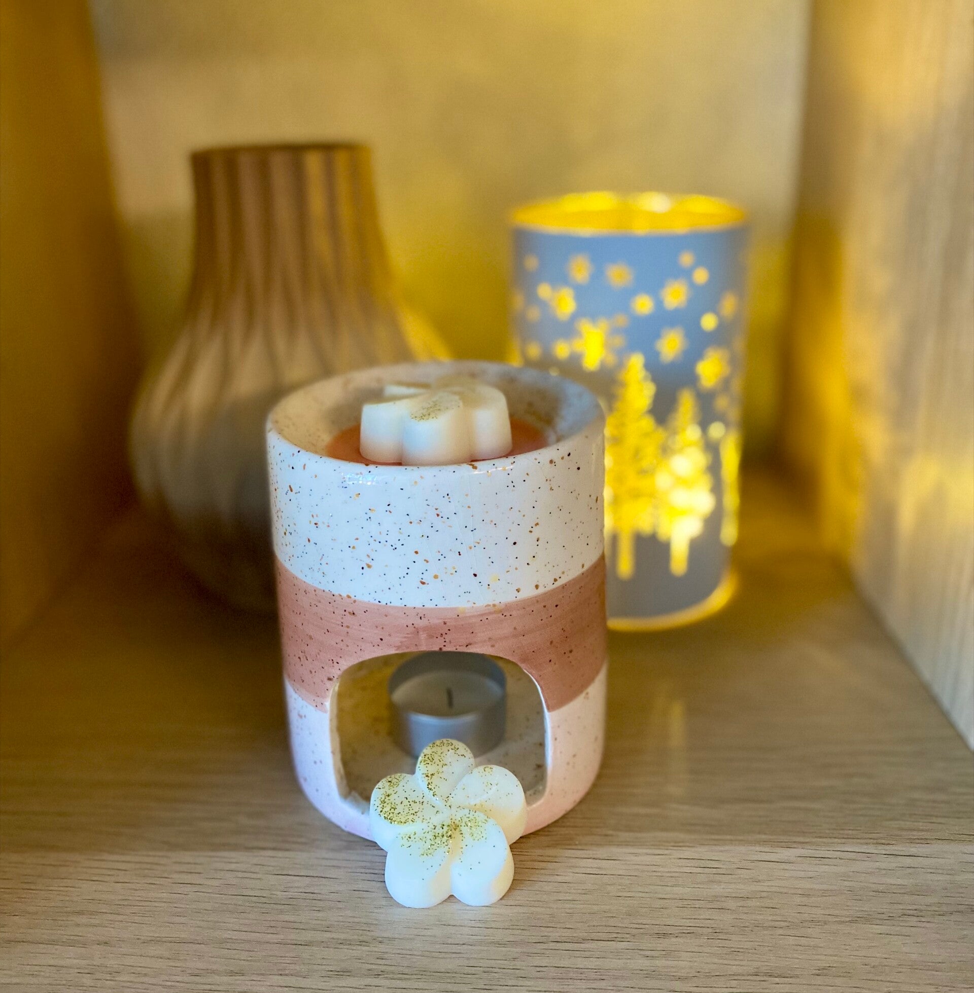 Frangipanier au parfum de Monoï, 30gr, blanc