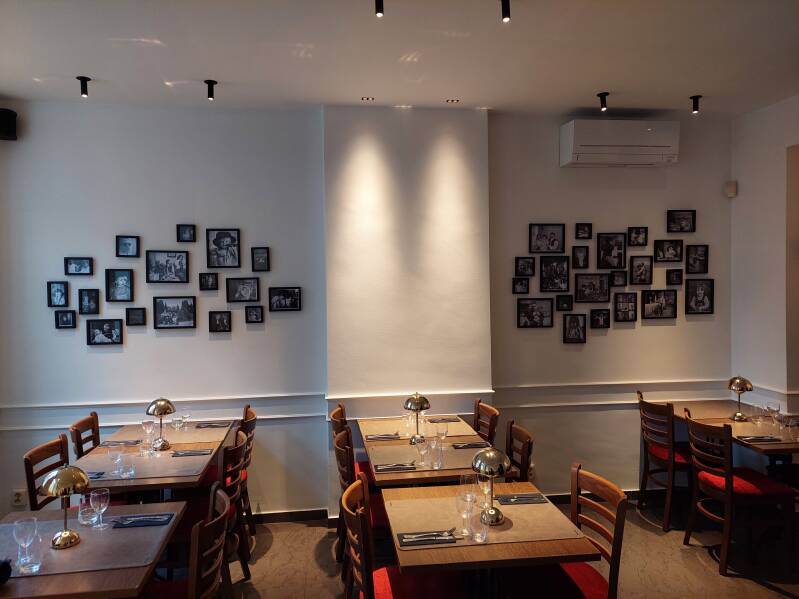 Mise en lumière d&#039;un restaurant