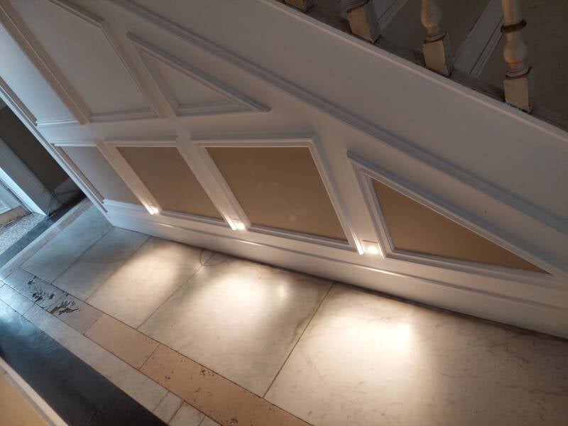 Placement de balises d&#039;orientation designs sur détecteur