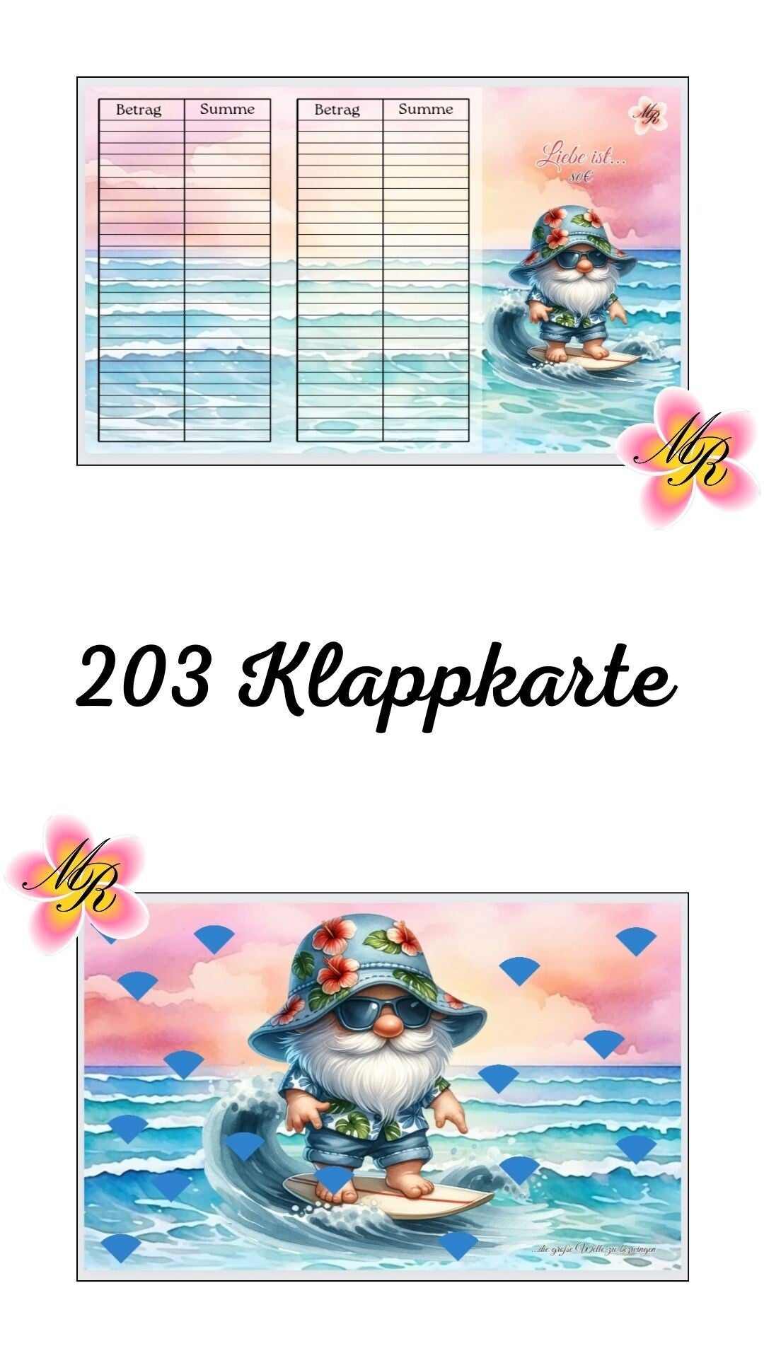 Klappkarte 203 Liebe ist...
