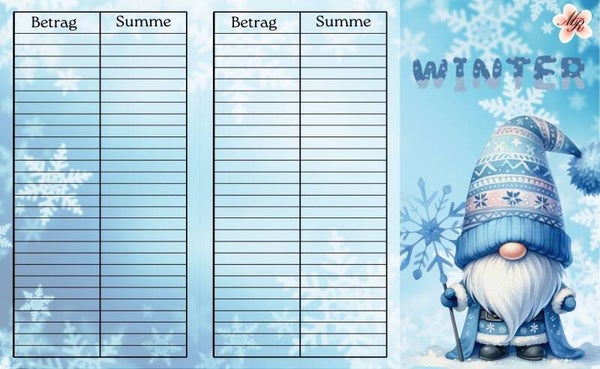 Klappkarte A21 Winter