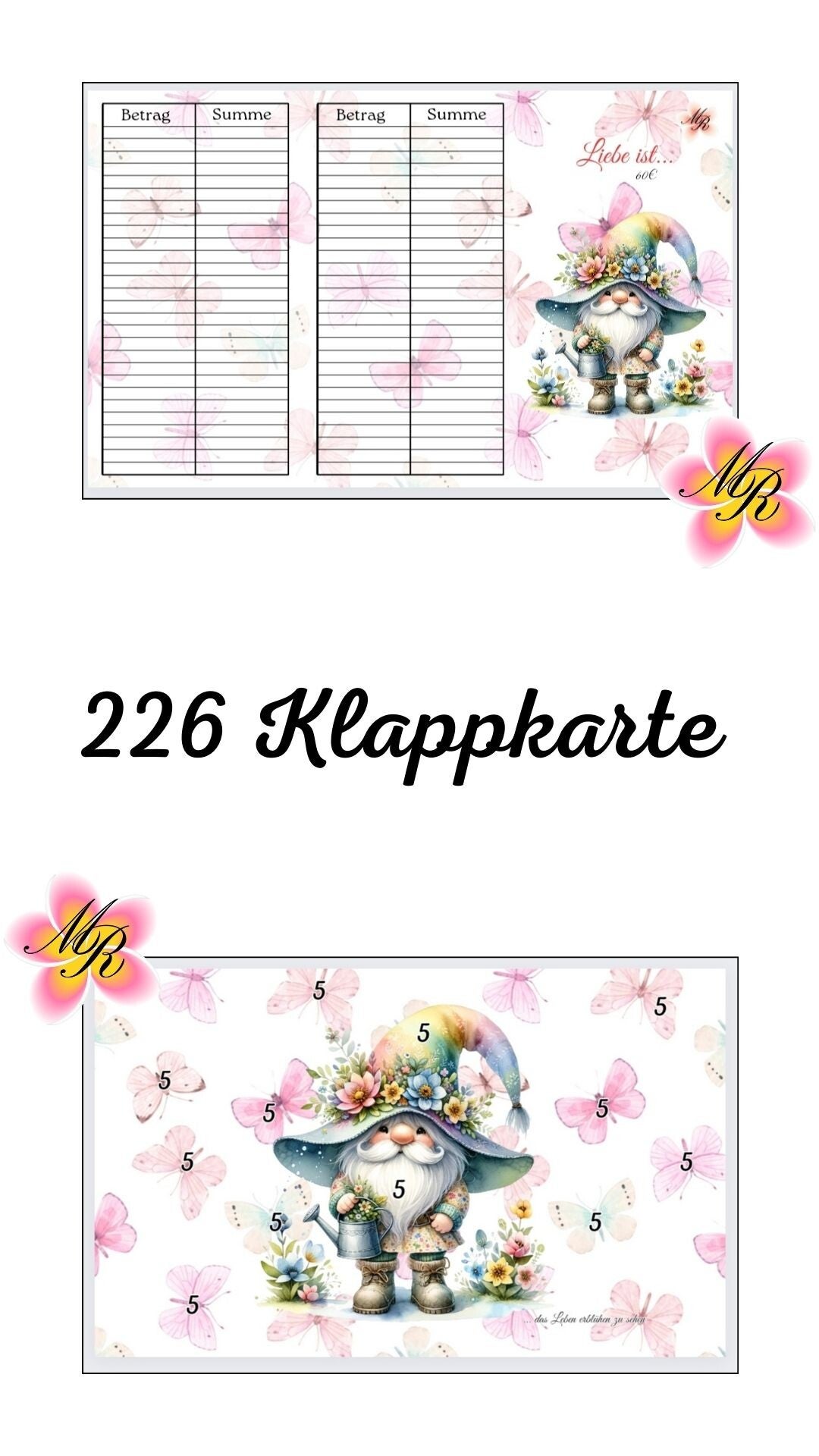 Klappkarte 226 Liebe ist...