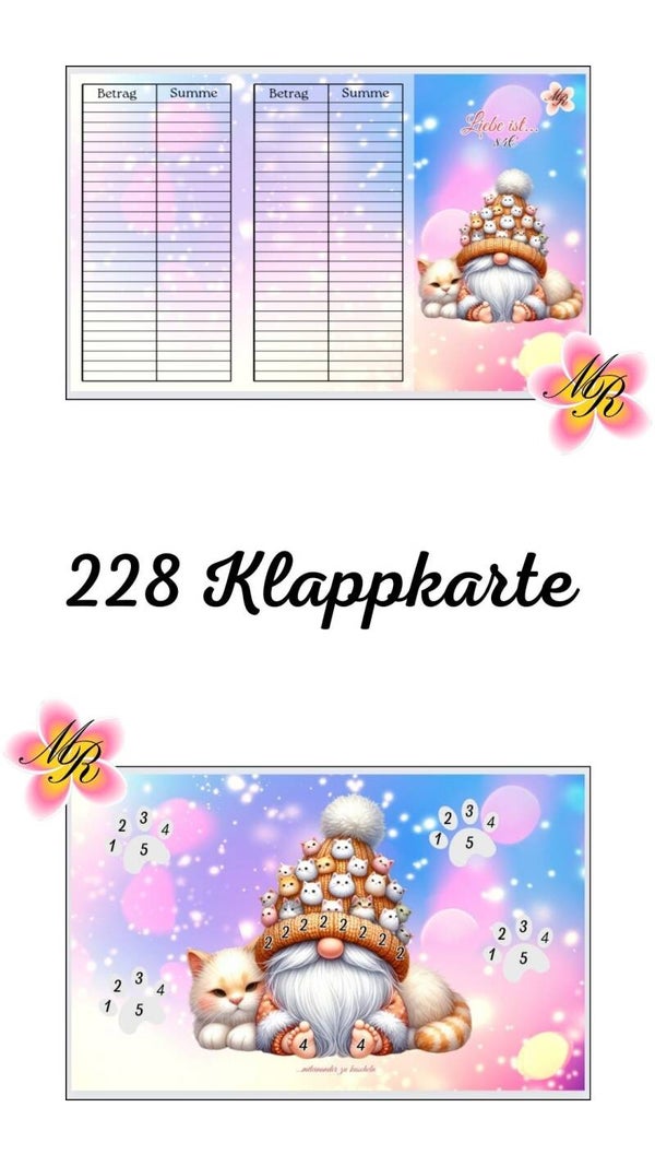 Klappkarte 228 Liebe ist...