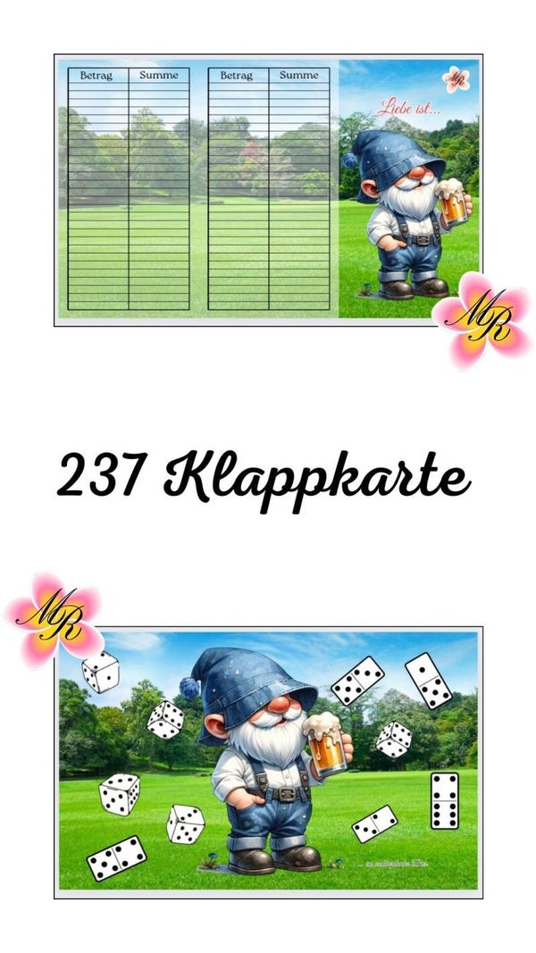 Klappkarte 237 Liebe ist...