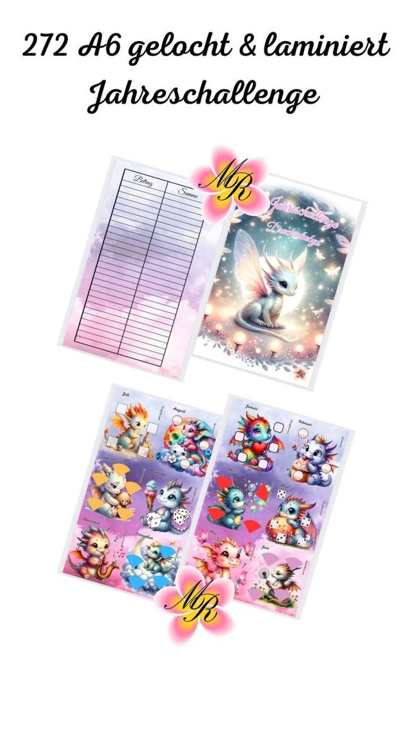 A6 Jahreschallenge 272 Drachenbabys