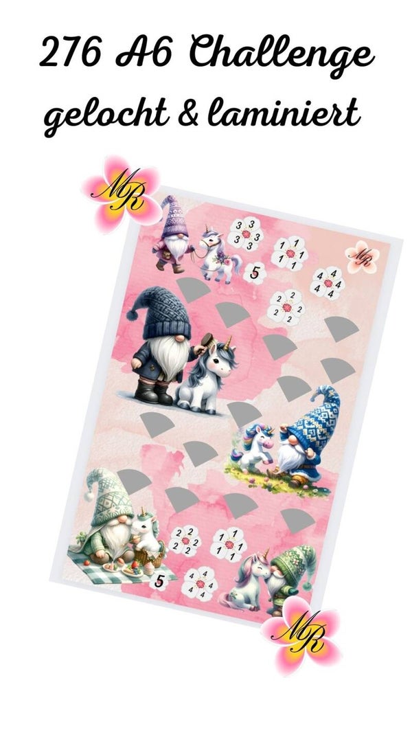 A6 Challenge 276 Gnome mit Einhorn
