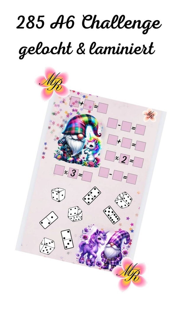 A6 Challenge 285 Gnome mit Einhorn