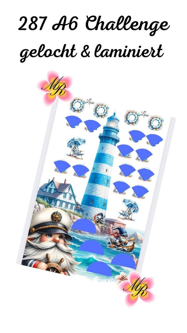 A6 Challenge 287 Gnome am Leuchtturm