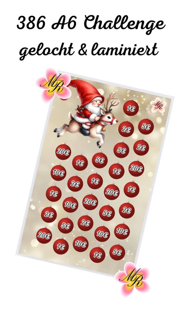 A6 Challenge 386 Gnome Weihnachten