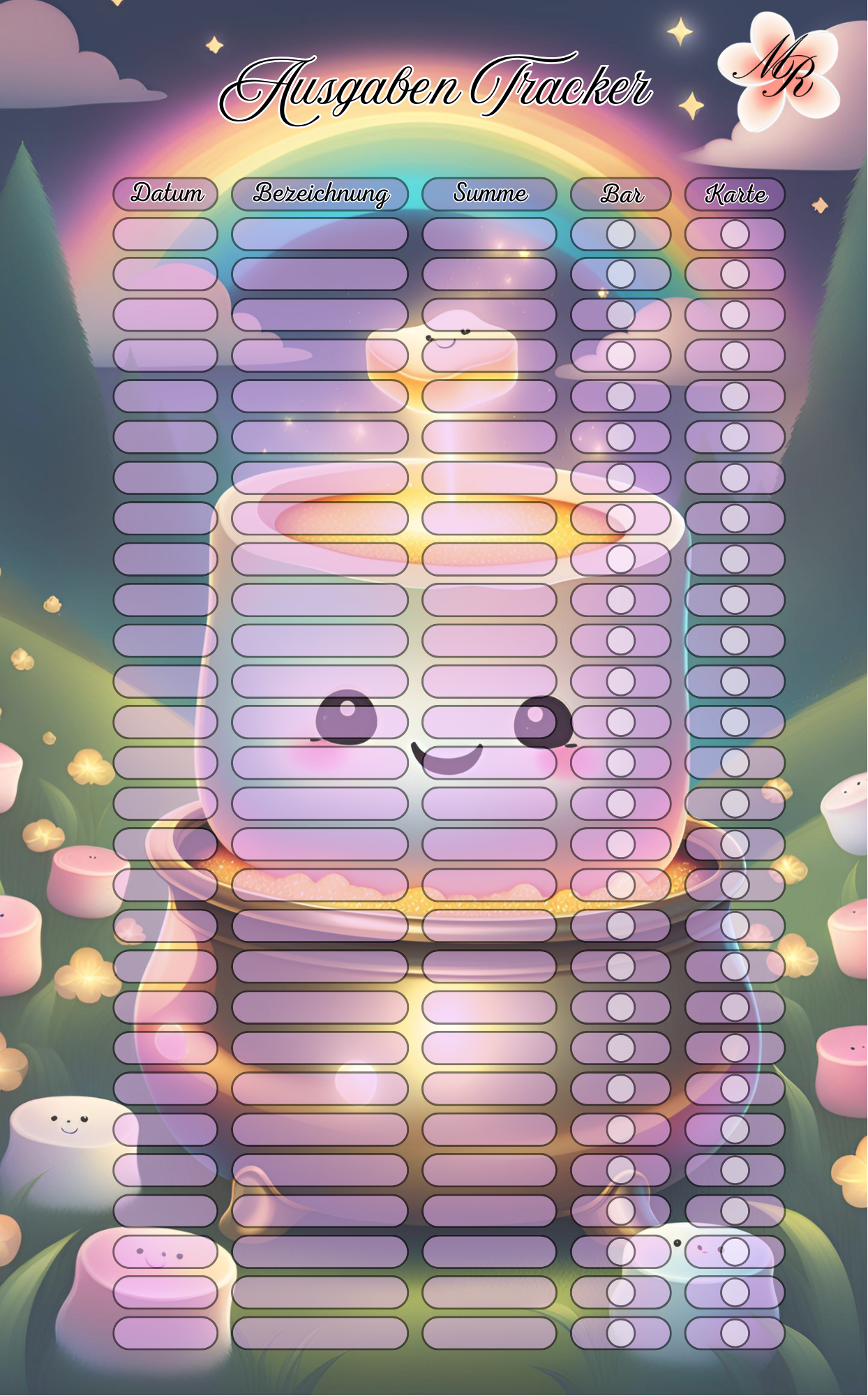 A6 368 Ausgaben Tracker