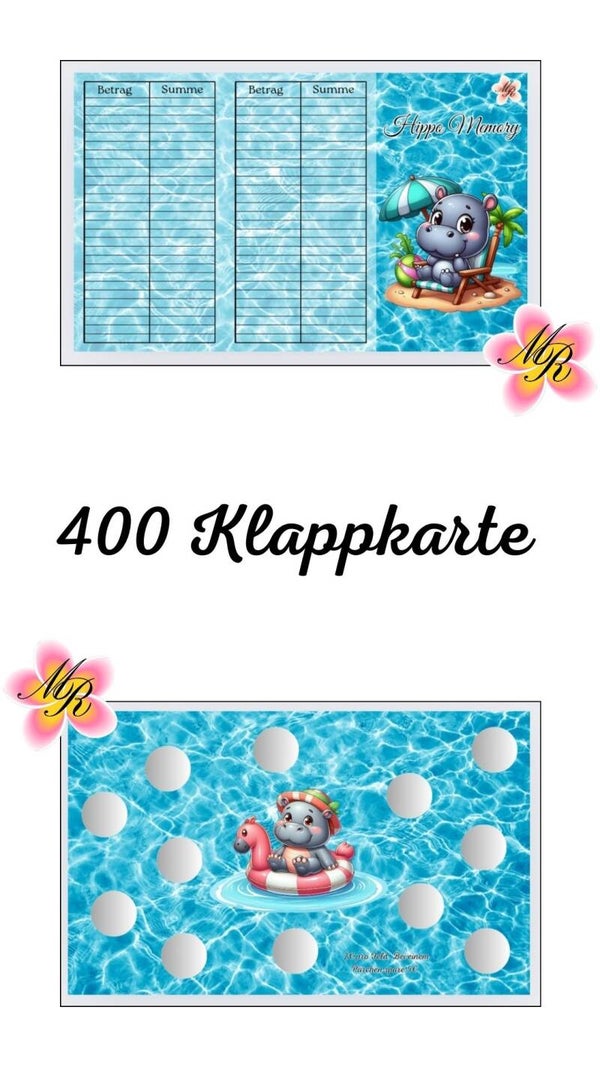 Klappkarte 400